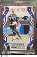 2024 Panini R & S Great American Signatures Diontae Johnson Auto 08/25 Patch