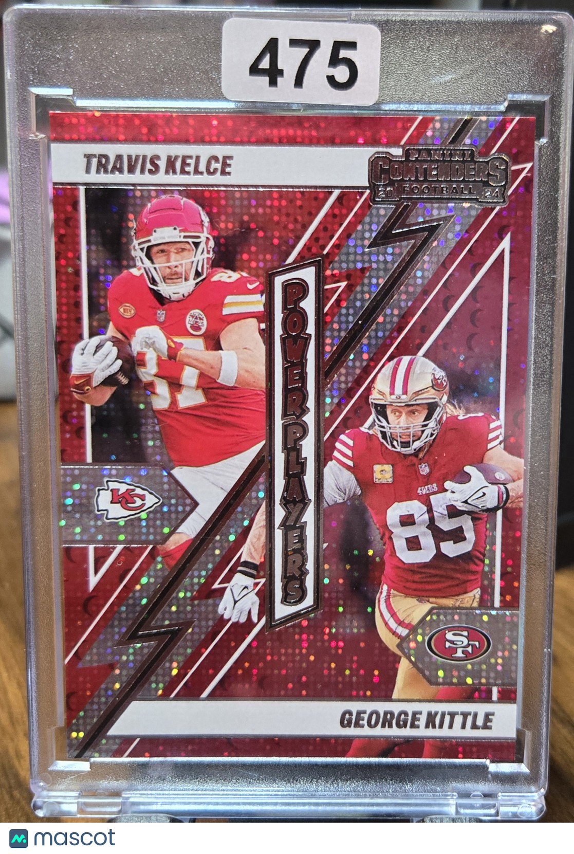 2024 Contenders Power Players George Kittle Travis Kelce #15