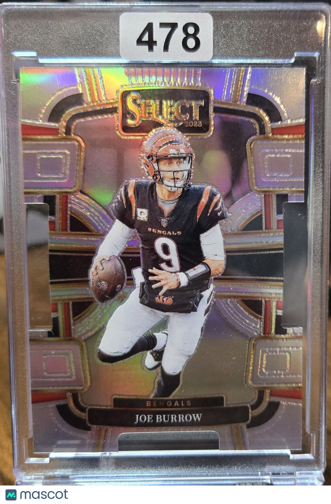 2023 Panini Select Joe Burrow #20 Silver die cut