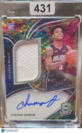 2019-20 Panini Spectra Chuma Okeke #217 Celestrial 02/99 Autograph RC Patch