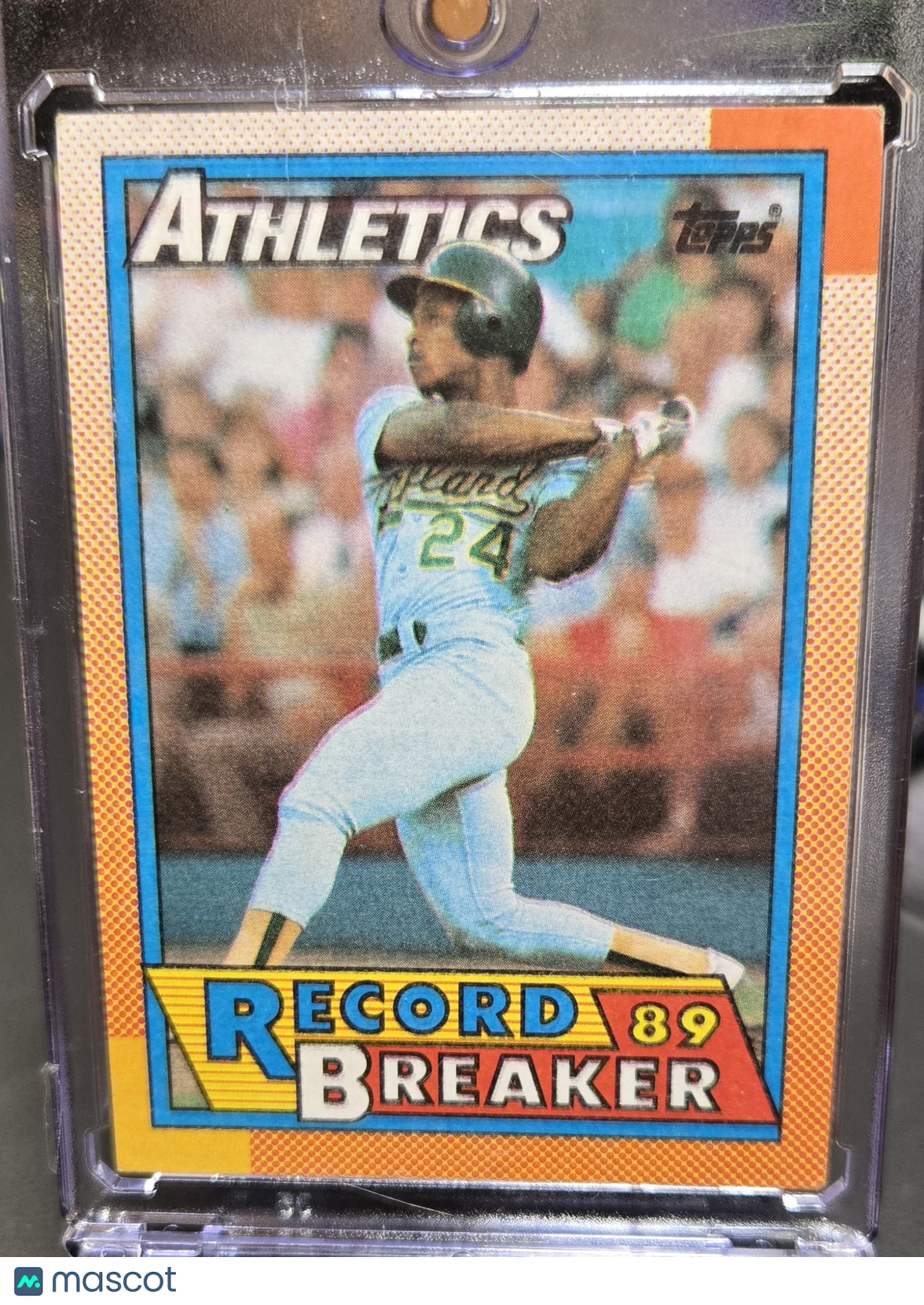 1990 Topps Topps Rickey Henderson #7 Collector's Edition (Tiffany)