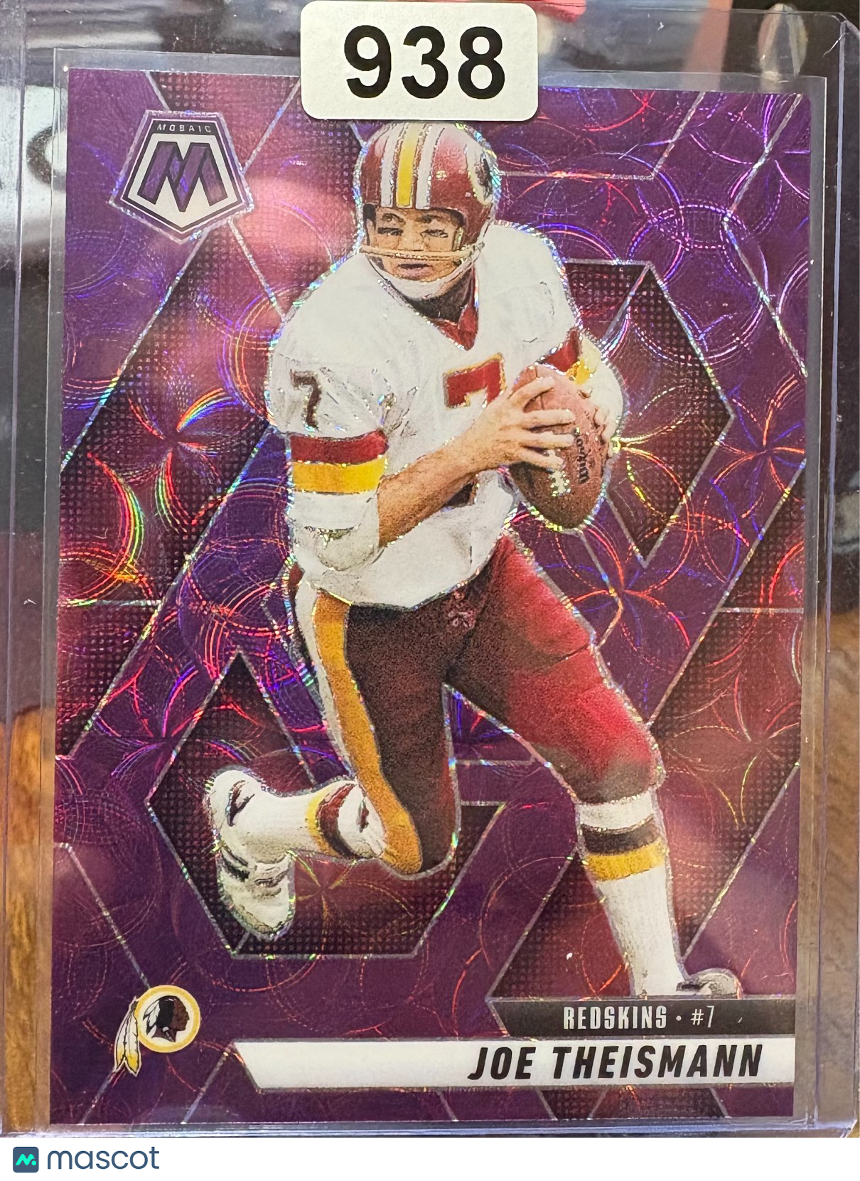 2025 Panini Mosaic Purple Scope Joe Theisman 105