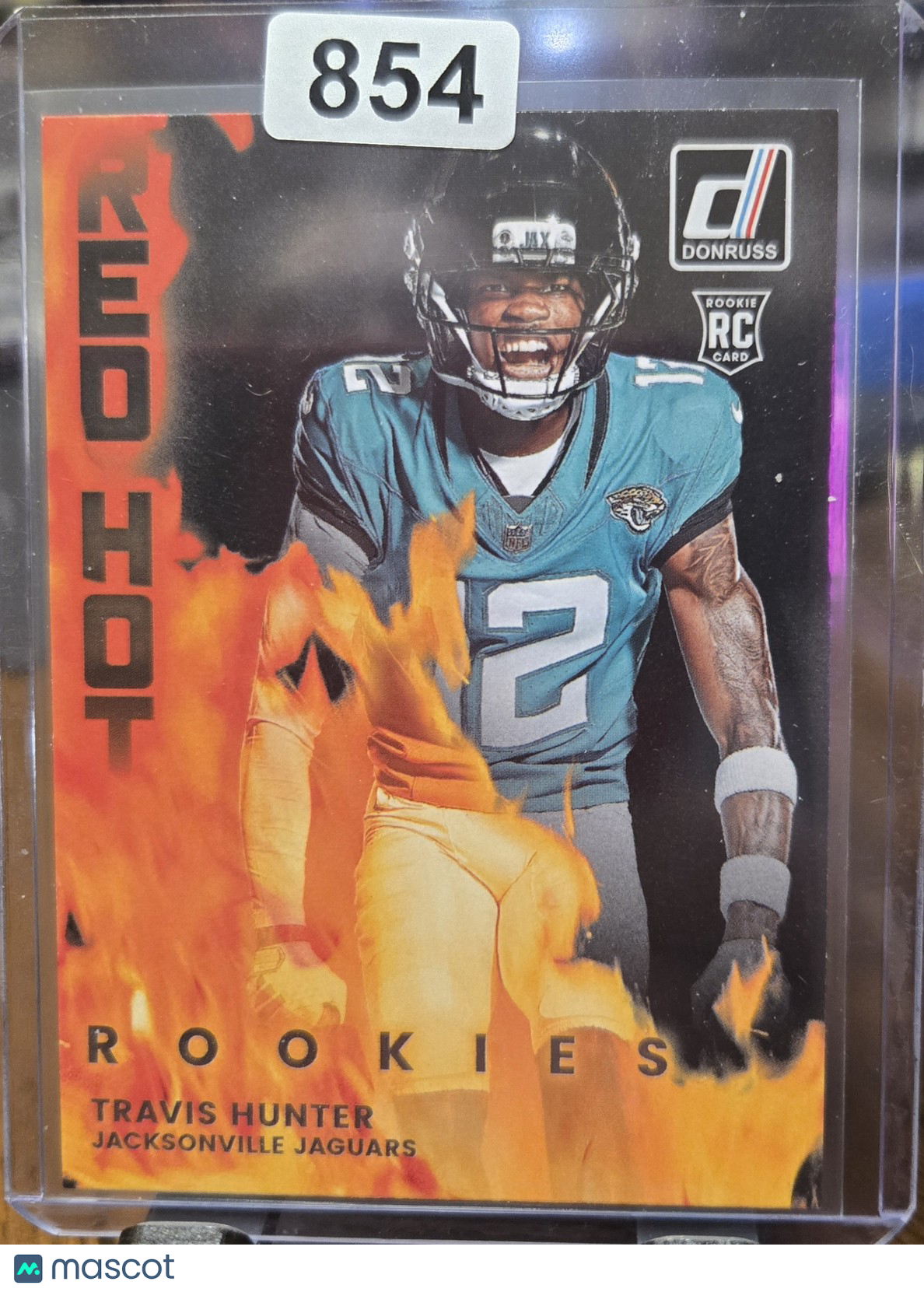 2025 Panini Donruss Red Hot Rookies Travis Hunter #RHR-TVH RC