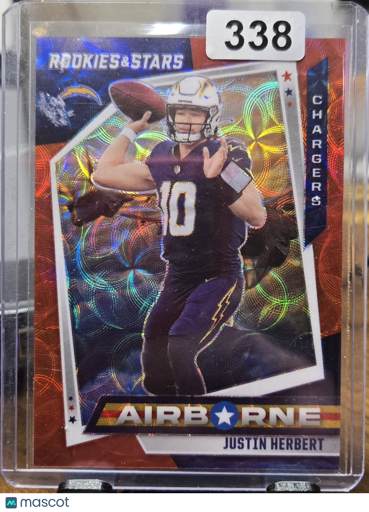 2021 Panini Rookies & Stars Justin Herbert #AB-8 Red Choice