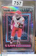 2024 Topps Midnight Xavier Worthy #SS-14 Star Studded RC