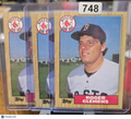 1987 Topps Topps Roger Clemens #340 (3 CARDS)