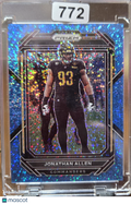 2022 Panini Prizm Jonathan Allen #297 Blue Disco 34/96