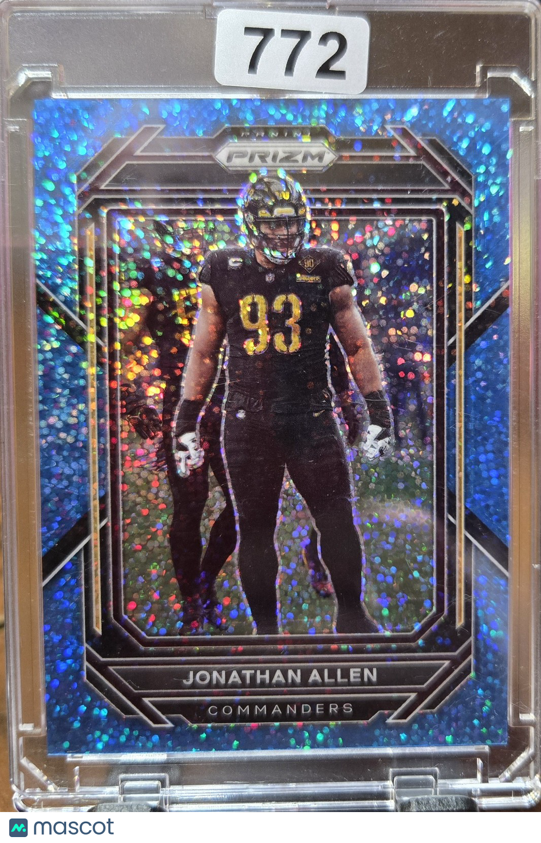 2022 Panini Prizm Jonathan Allen #297 Blue Disco 34/96