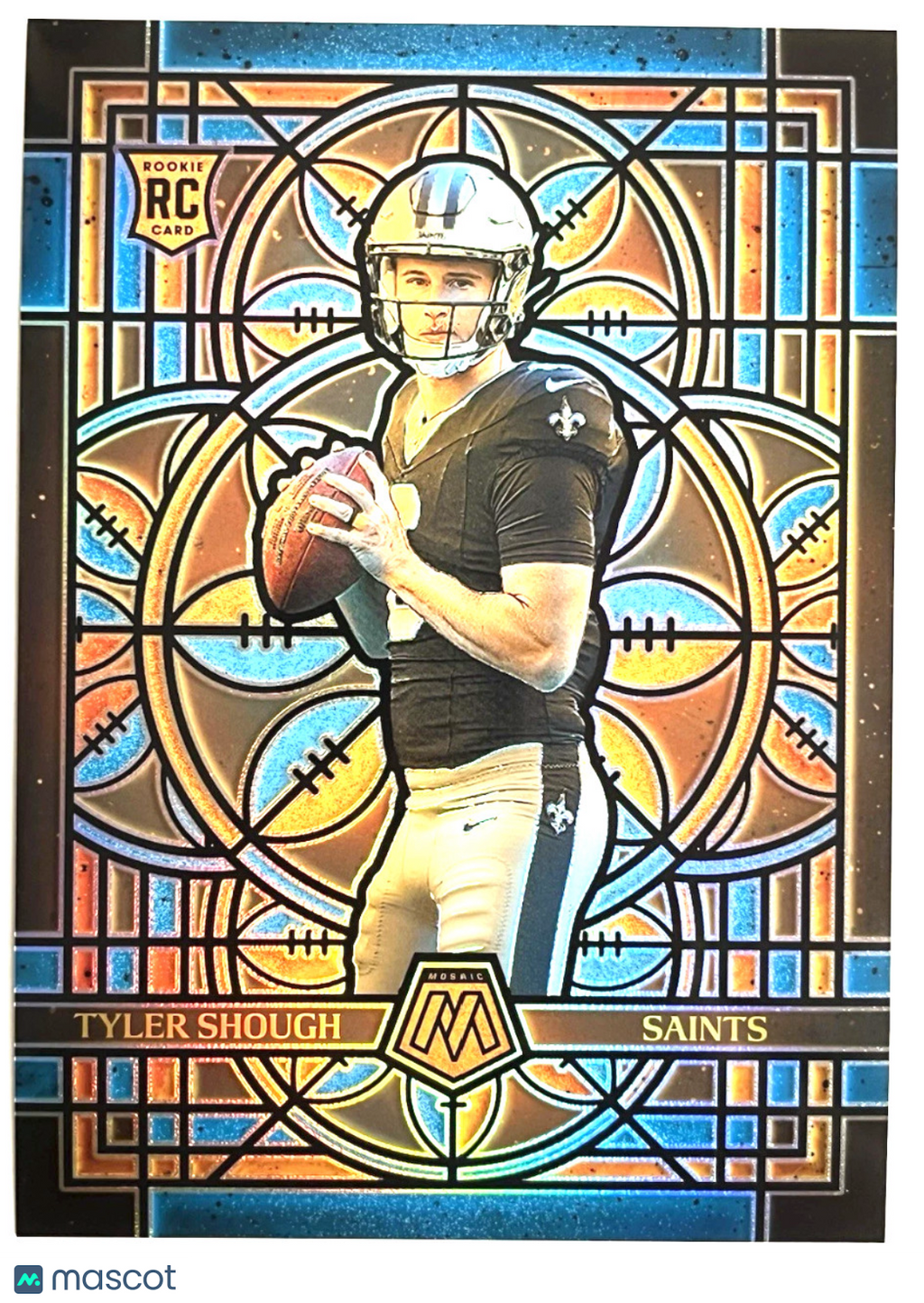 2025 Mosaic Tyler Shough Jumbo Oversized Stained Glass RC #18 Costco Exclusive