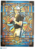 2025 Mosaic Tyler Shough Jumbo Oversized Stained Glass RC #18 Costco Exclusive