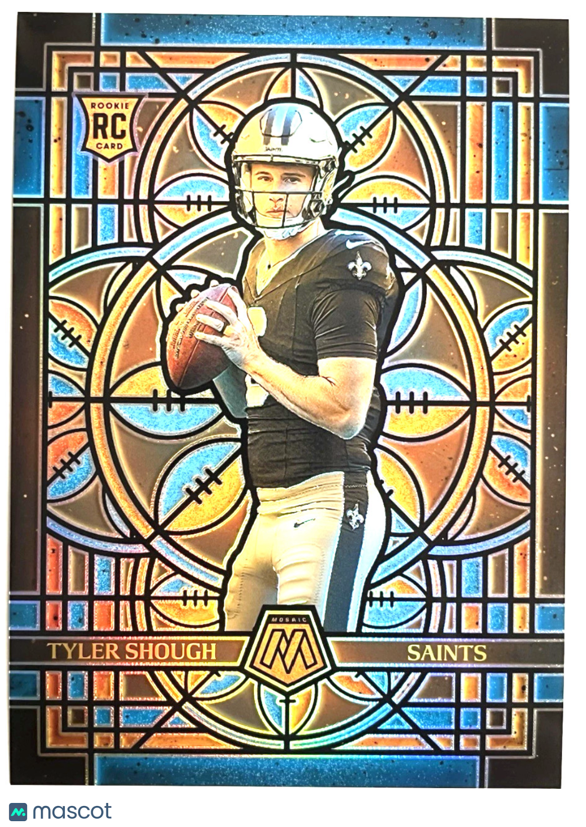 2025 Mosaic Tyler Shough Jumbo Oversized Stained Glass RC #18 Costco Exclusive