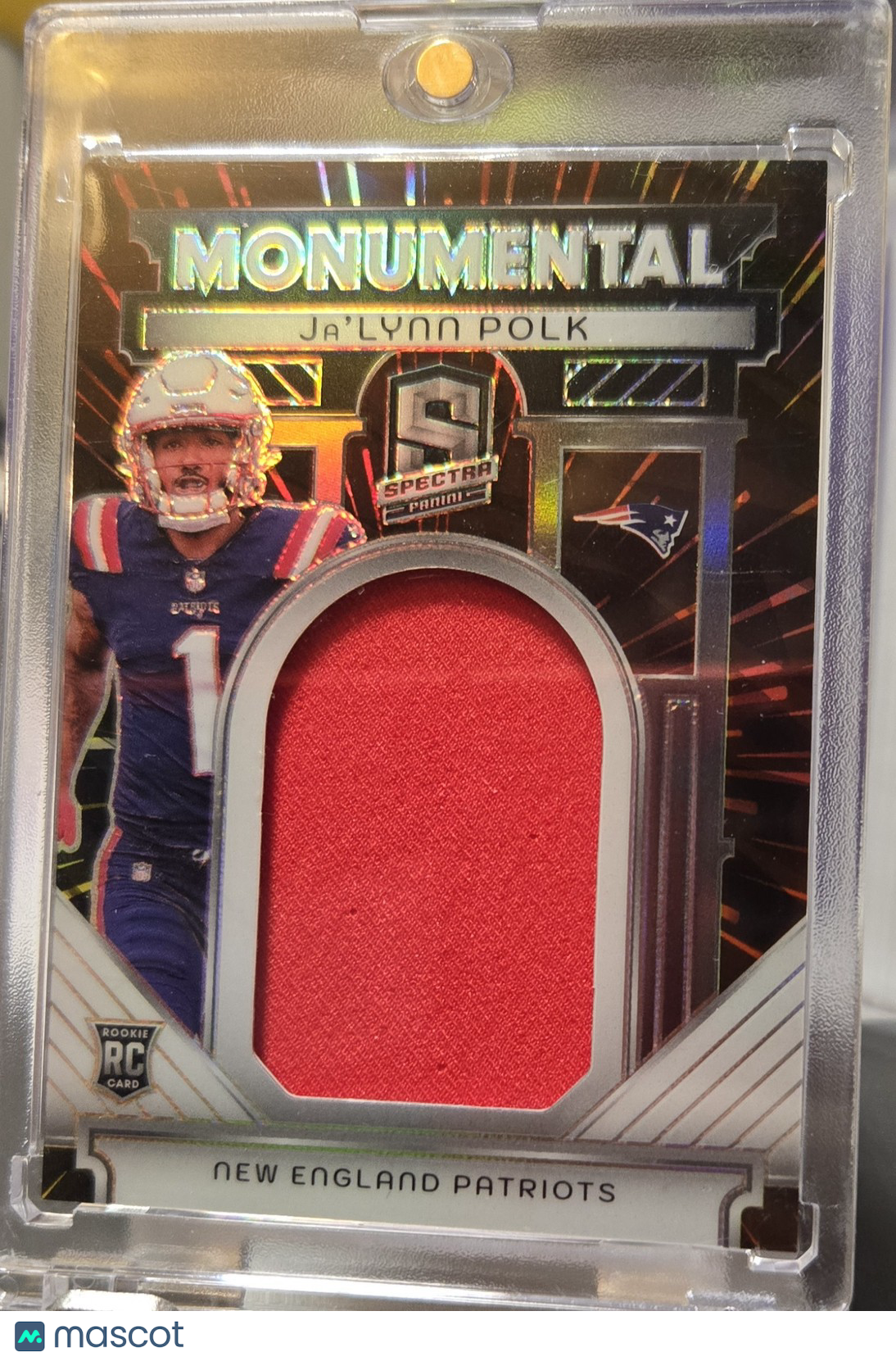 2024 Panini Spectra Monumental Ja'Lynn Polk #MM-JPK Spectra 48/60 RC Patch