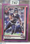 2025 Donruss Press Proof Joe Mixon #184 Purple Press Proof