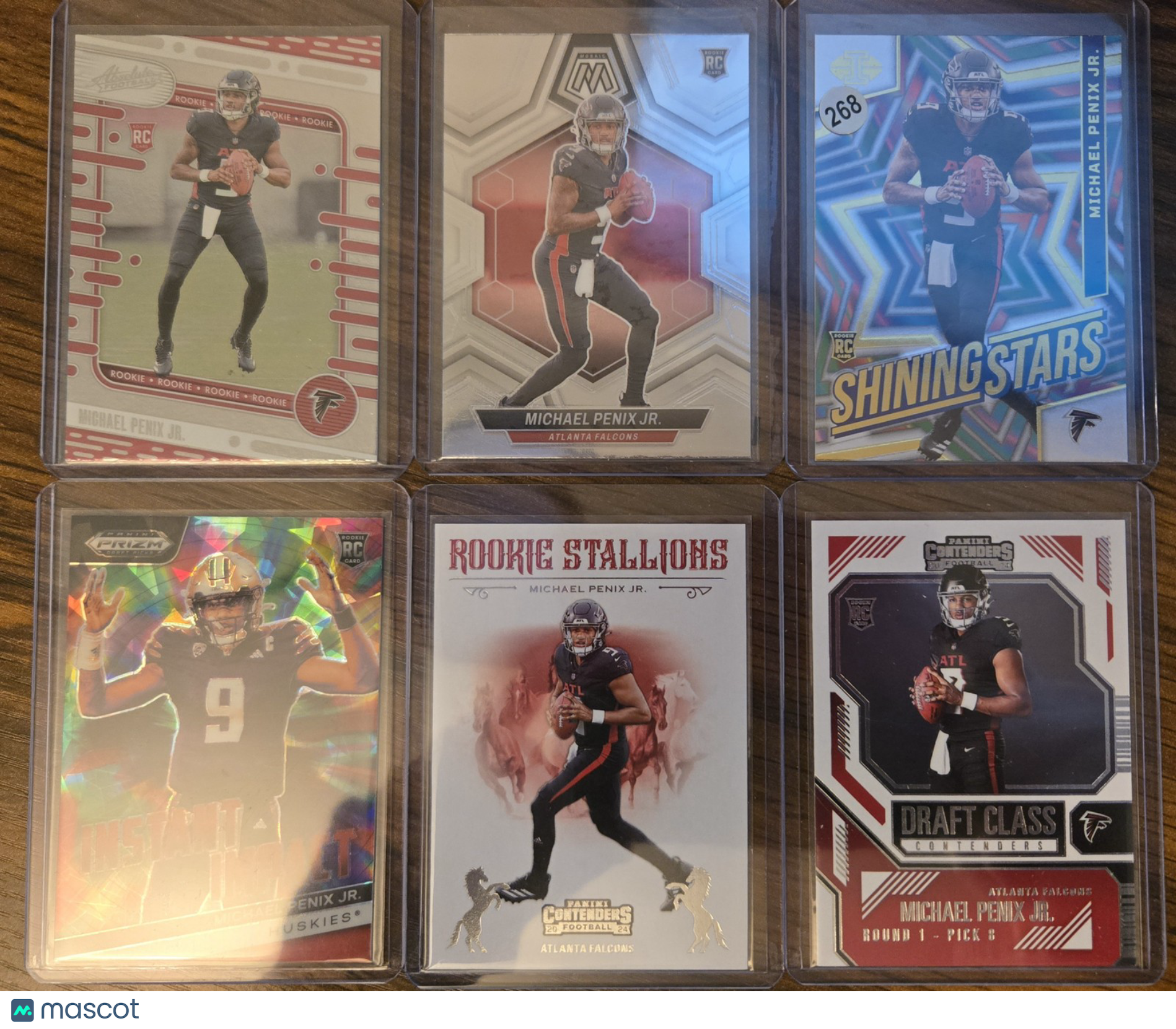 (6) Michael Penix Jr Cards