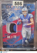 2019 Panini Origins T.J. Hockenson #RP-21 Red 11/99 Patch