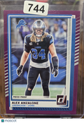 2025 Donruss Press Proof Alex Anzalone #277 Purple Press Proof