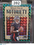 2024 Panini Mosaic Notoriety Michael Penix Jr. #20 Green RC