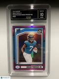 2024 Donruss Brian Thomas Jr. #313 Optic Preview Pink Prizm Parallel/ RC GMA 10