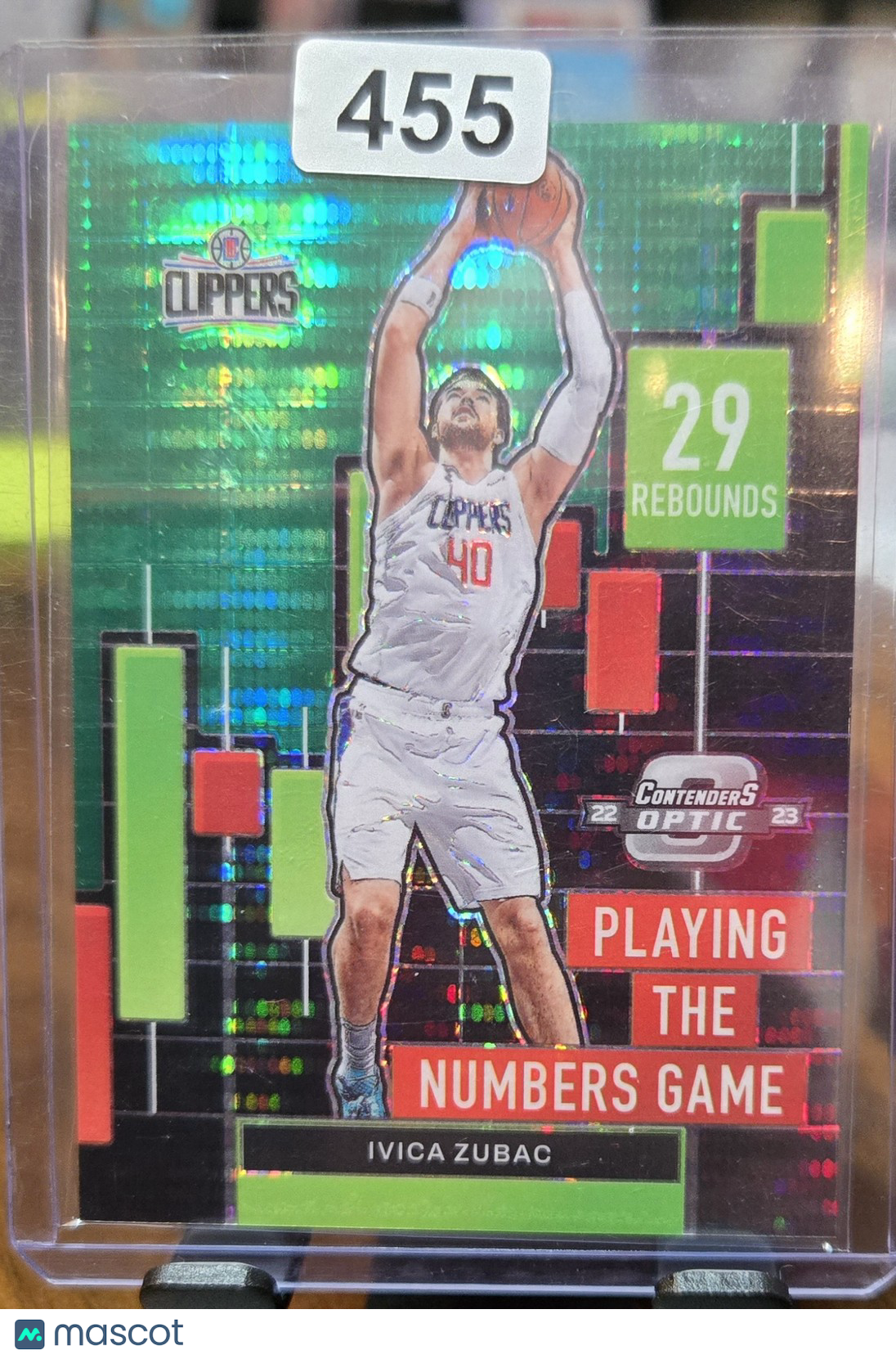 2022 Panini Contenders Optic Ivica Zubac #24 Holo 17/25