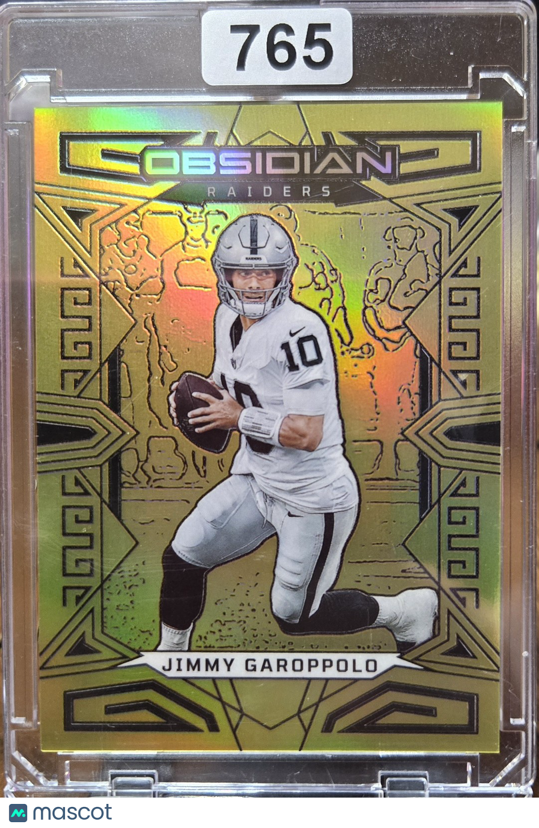 2023 Panini Obsidian Jimmy Garoppolo #52 Gold Flood 6/10