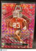 2024 Panini Mosaic Jacob Cowing #390 Camo Pink RC