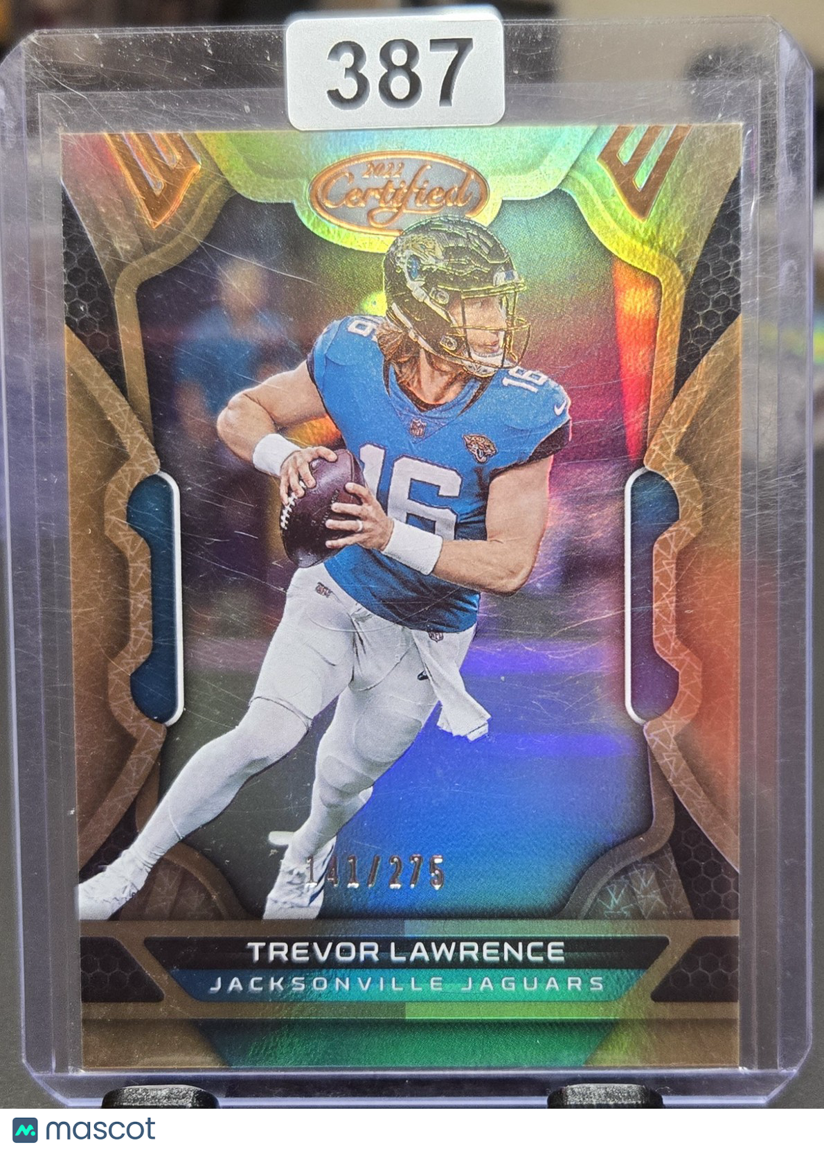 2022 Panini Certified Trevor Lawrence #44 Gold 141/275
