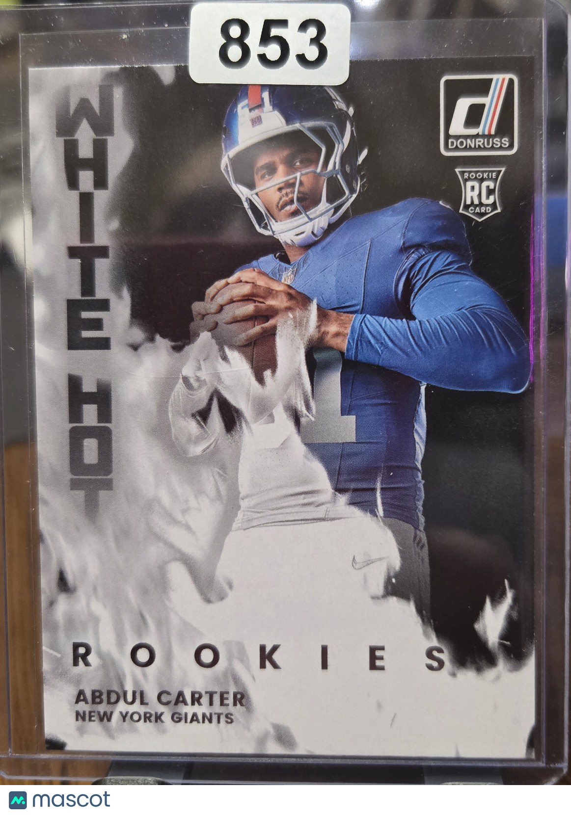 2025 Panini Donruss White Hot Rookies Abdul Carter #WHR-ALC RC