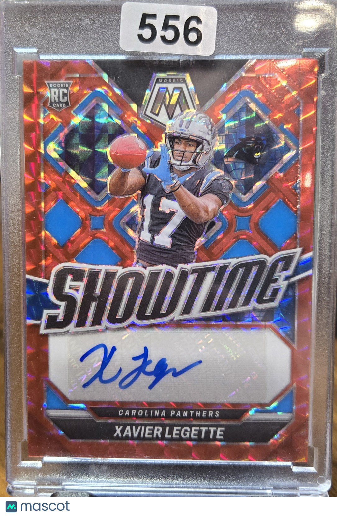 2024 Panini Mosaic Xavier Legette #SS-XLE Showtime Signatures 53/199 RC