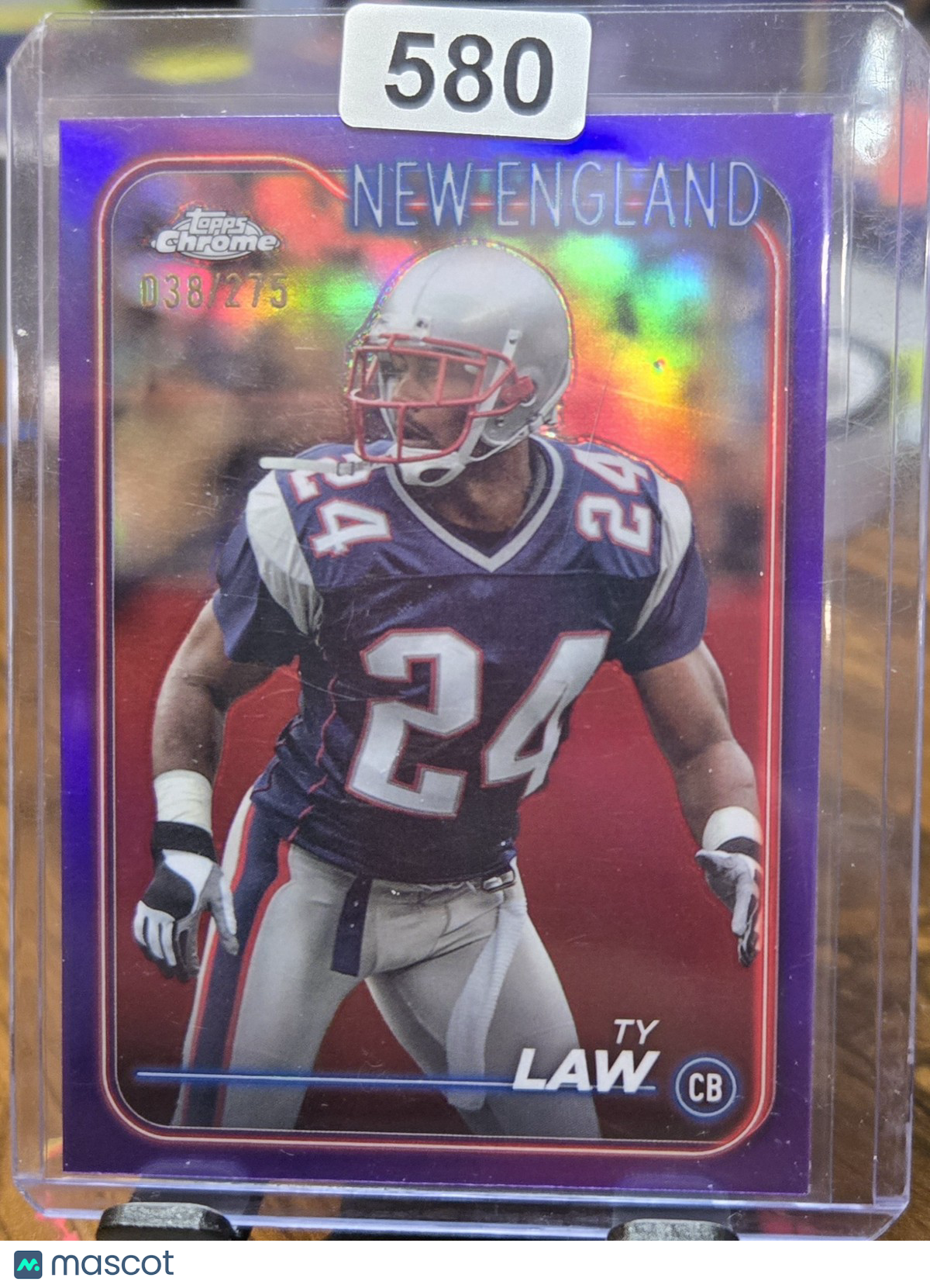 2024 Topps Chrome Ty Law #123 Purple Refractor 038/275