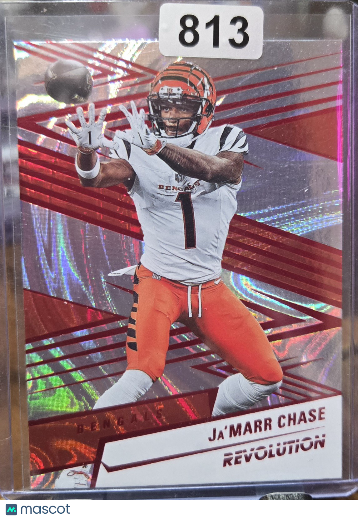 2025 Panini Revolution Football Ja'Marr Chase #128 Swirl