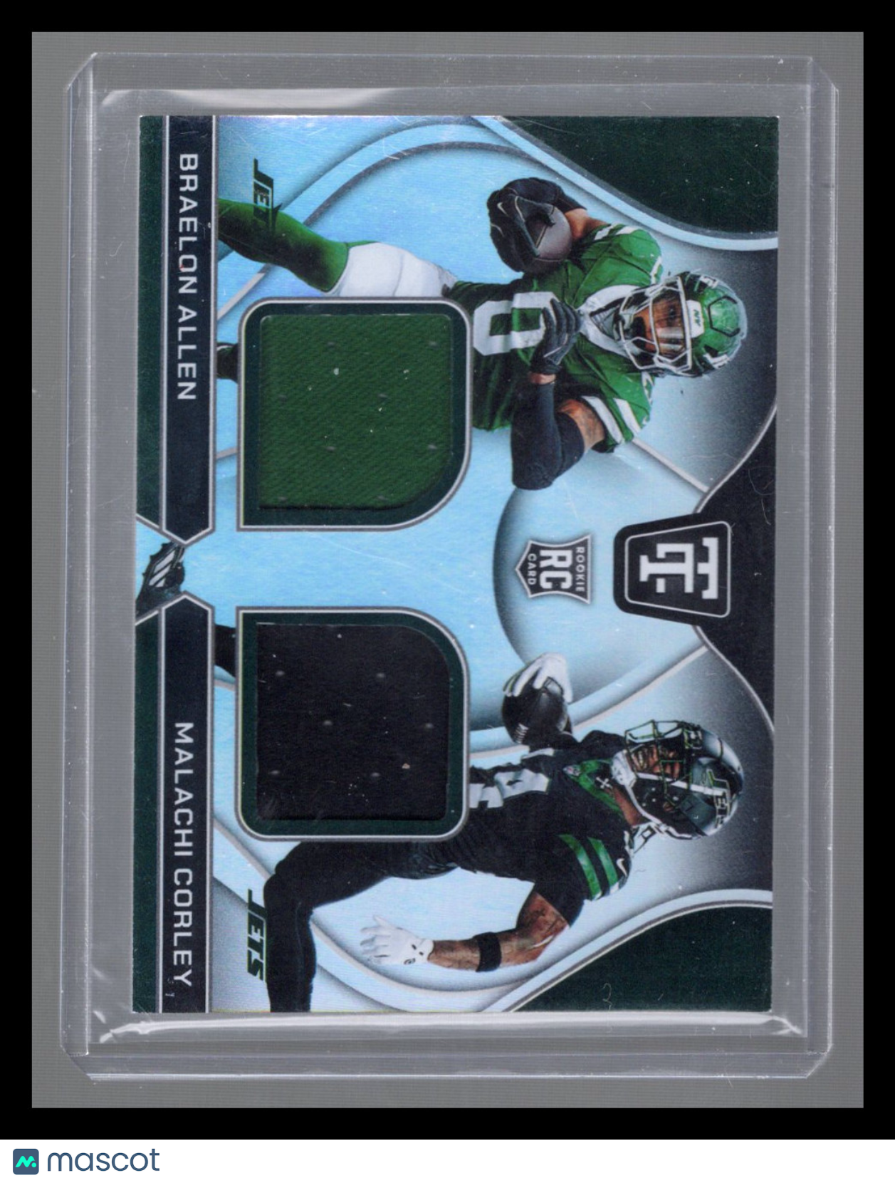2024 Panini Chronicles DP Malachi Corley Braelon Allen #RDS-NYJ  Patch RC