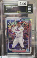 2024 Bowman Chrome Mega Ronald Acuña Jr. #29 GMA GEM MINT 10