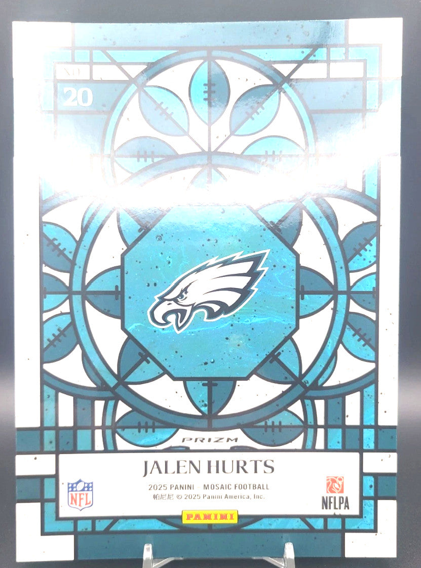 JALEN HURTS - 2025 Panini Mosaic Stained Glass Oversized Jumbo #20 - Eagles