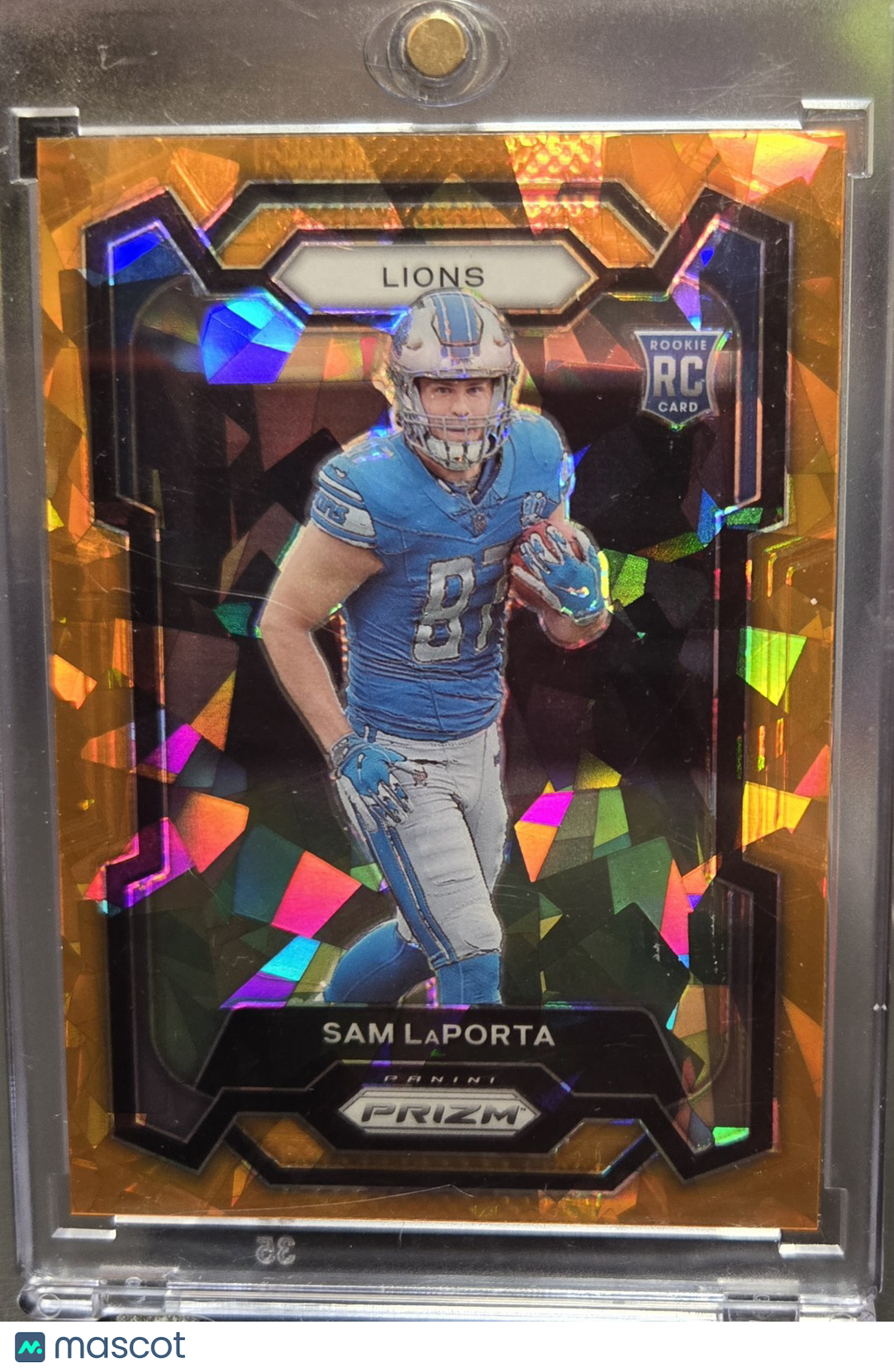 2023 Panini Prizm Sam LaPorta #332 Orange ICE RC
