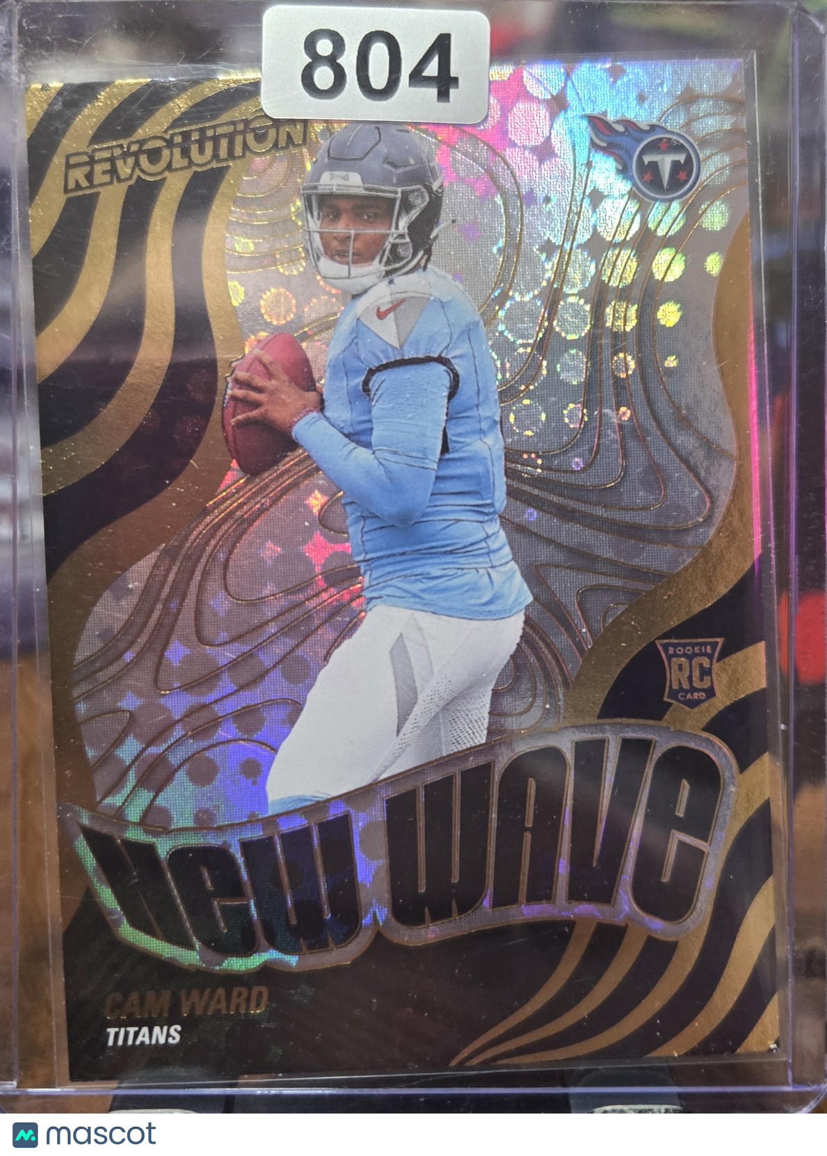 2025 Panini Revolution Cam Ward #4 New Wave RC