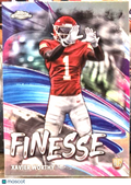 2024 Topps Chrome Xavier Worthy #F-7 Finesse RC