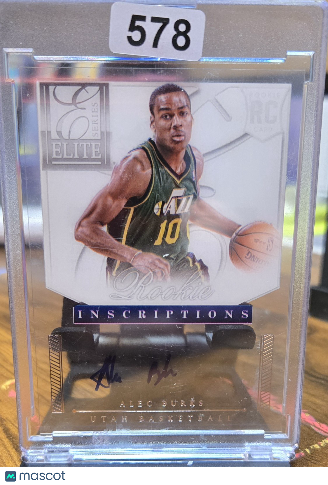 2013-14 Panini Elite Alec Burks #49 Inscriptions RC