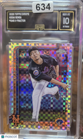 2025 Topps Chrome Kodai Senga #246 X-Fractor GMA 10