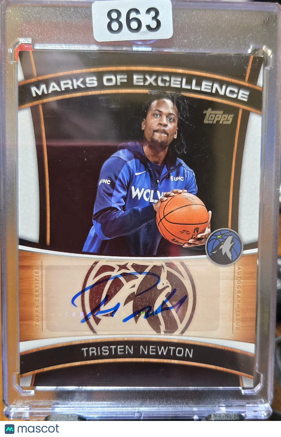 2025 Topps Marks of Excellence Tristen Newton #ME-TN