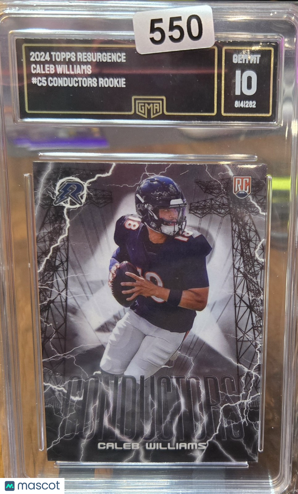 2024 Topps Resurgence Caleb Williams #C-5 Conductors Rookie GMA 10