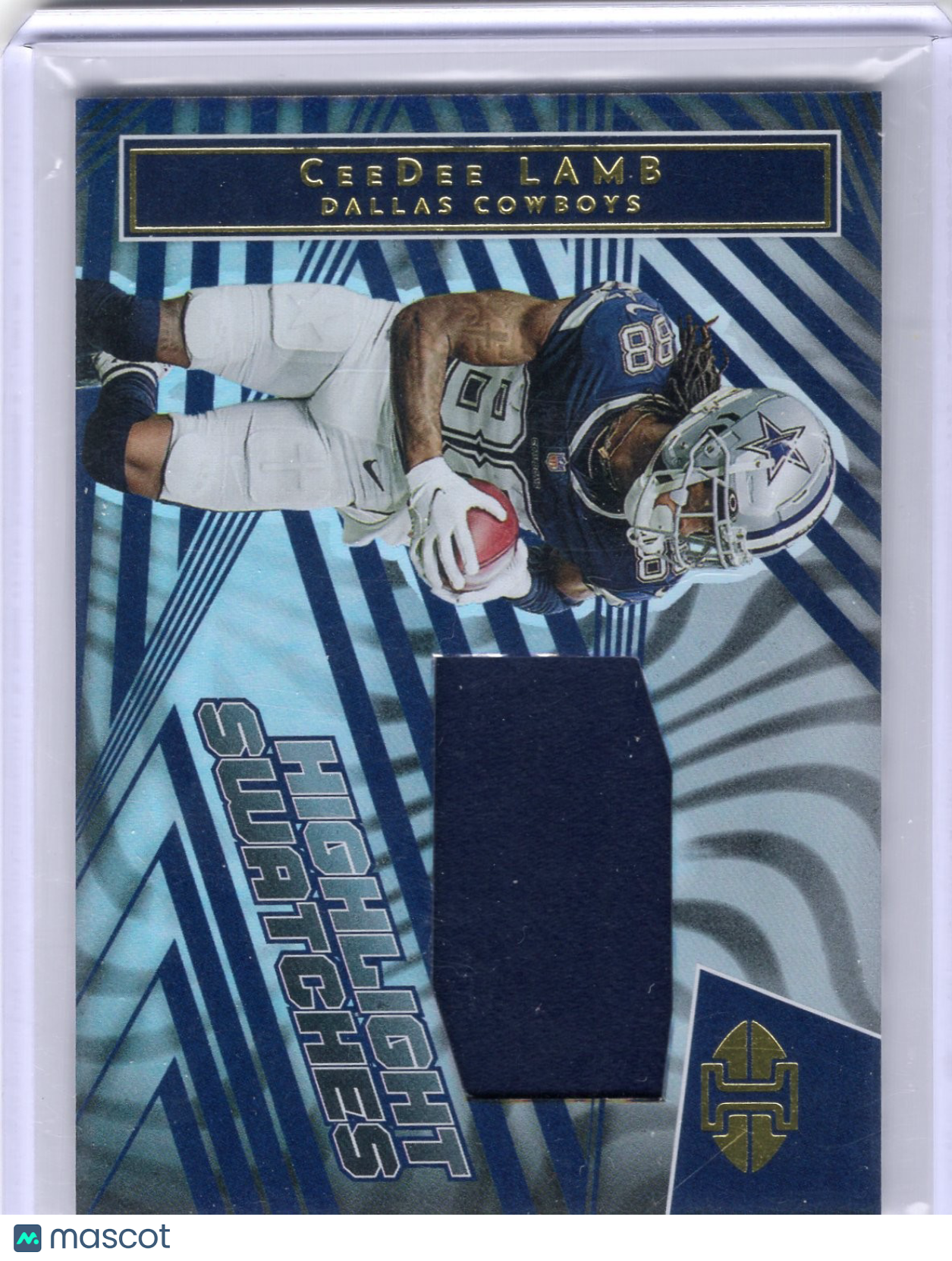 2022 Panini Illusions CeeDee Lamb #HS-CL Highlight Swatches Jersey Patch