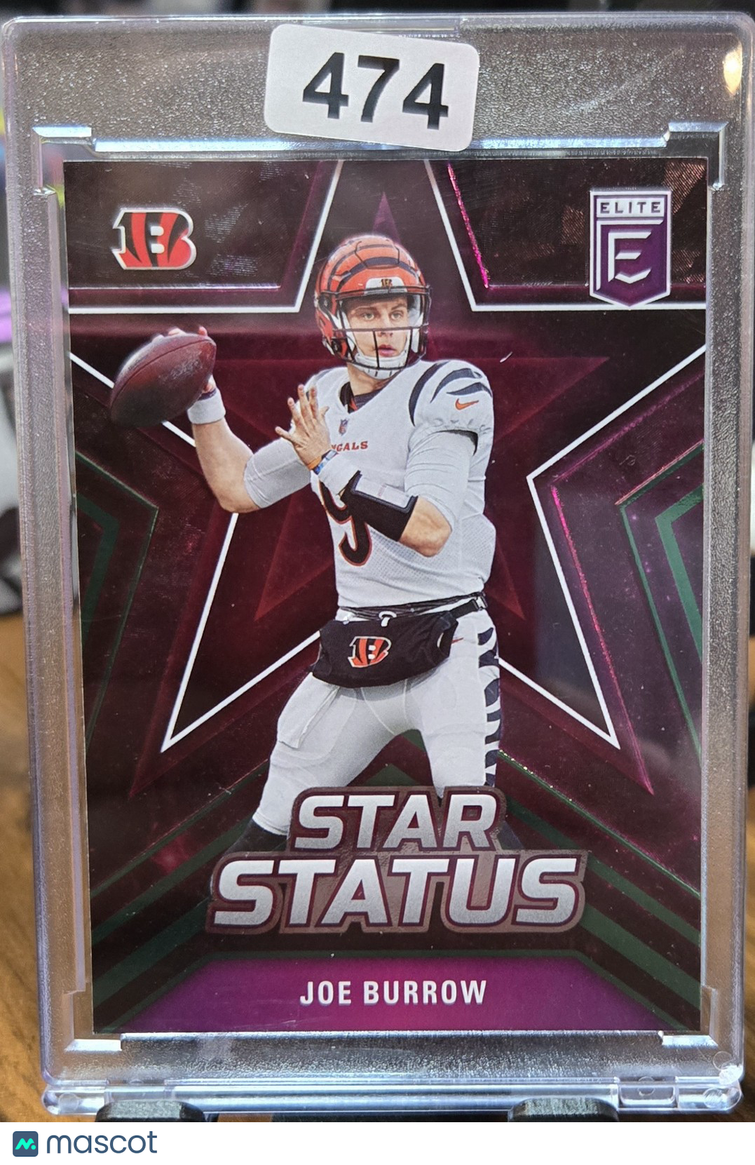 2023 Panini Donruss Elite Joe Burrow #3 Star Status Pink
