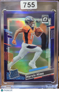 2023 Donruss Optic Marvin Mims #231 Purple Holo