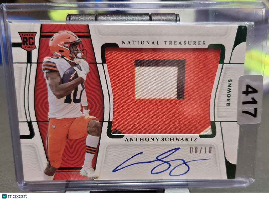 2021 Panini National Treasures Anthony Schwartz #RMS-AS 08/10