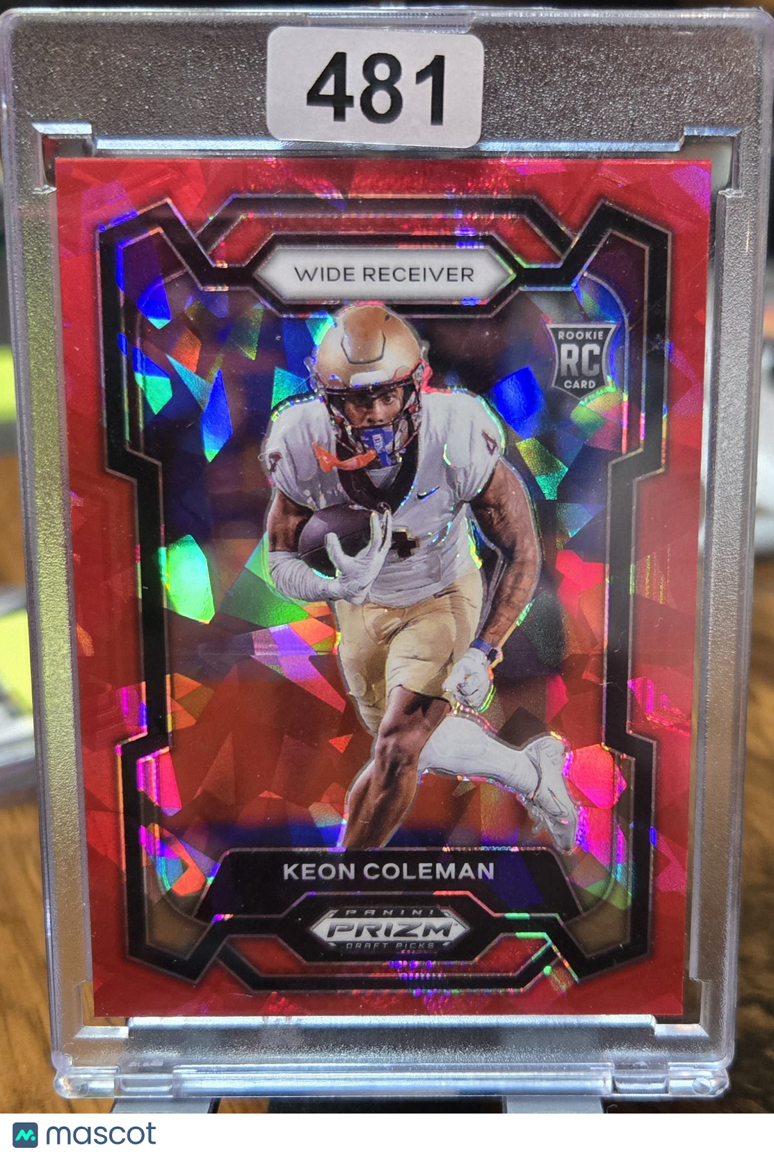 2024 Panini Draft Picks Keon Coleman #120 Red ICE RC