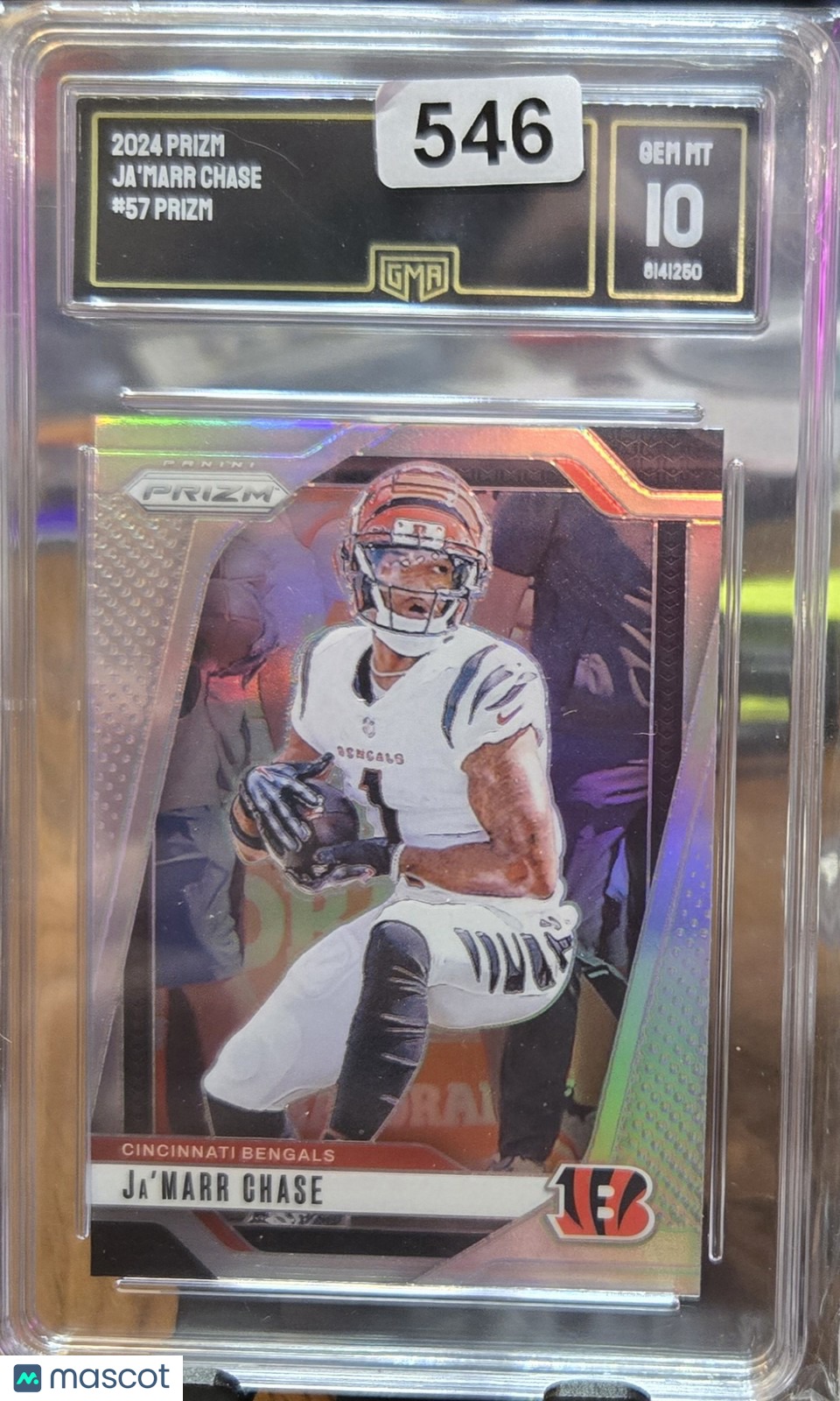 2024 Panini Prizm Ja'Marr Chase #57 GMA 10