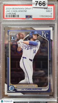 2024 Bowman Draft Jac Caglianone #BDC8 Chrome PSA 9