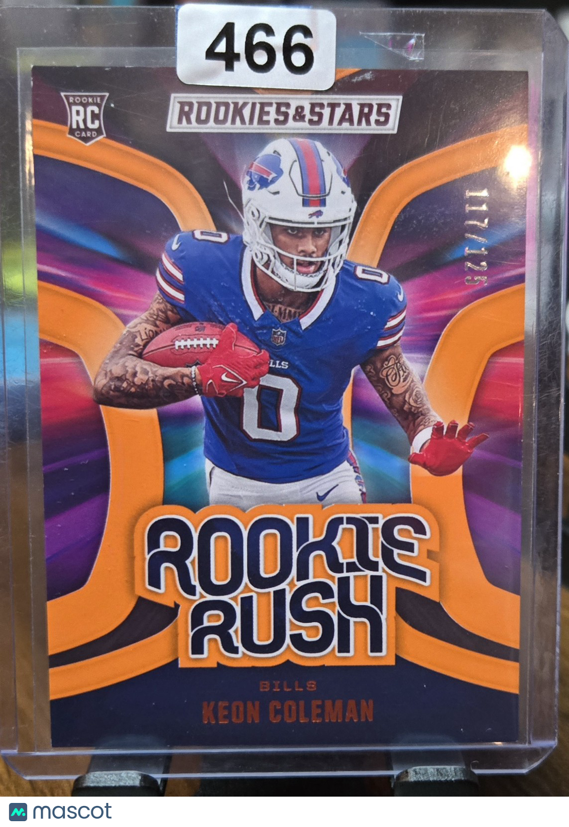2024 Panini Rookies & Stars Rookie Rush Keon Coleman #RR-KCN RC 117/125