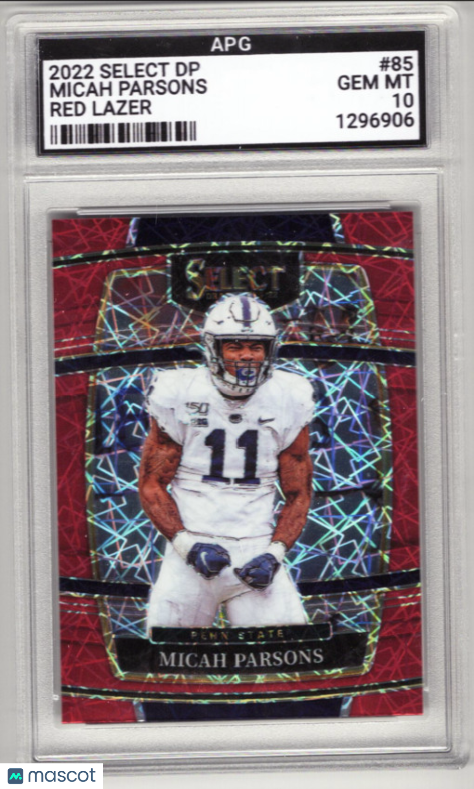 2022 Select Draft Picks Micah Parsons #85 APG GEM  MINT 10