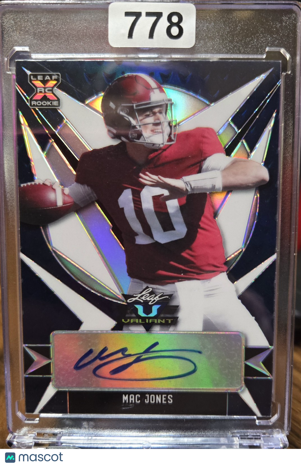 2021 Leaf Valiant Mac Jones #BA-MJ1 3/35 RC